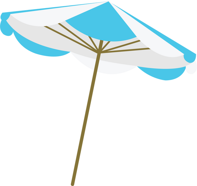 Beach Umbrella Illustration 